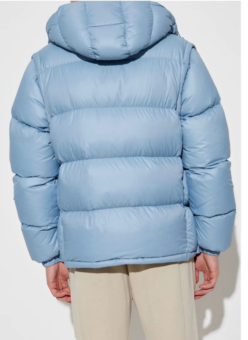 GIUBBINO MONCLER UOMO CELESTE