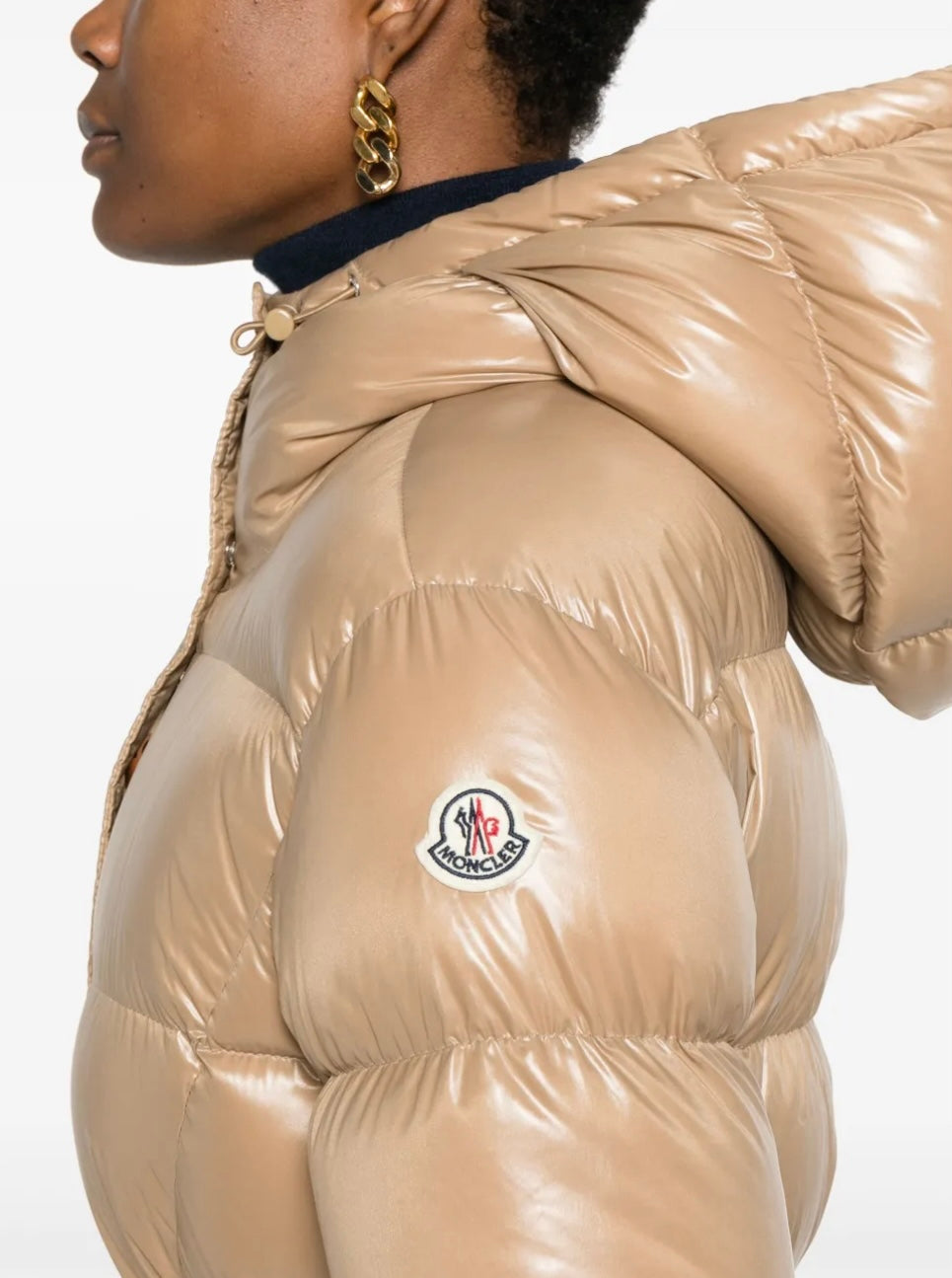 GUBBINO MONCLER DONNA AVORIO LUNGO