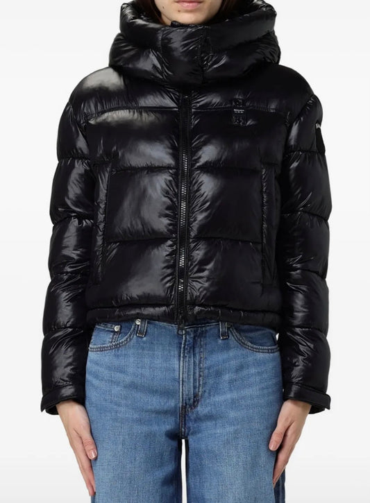 GIUBBINO BLAUER DONNA BOMBER CORTO NERO