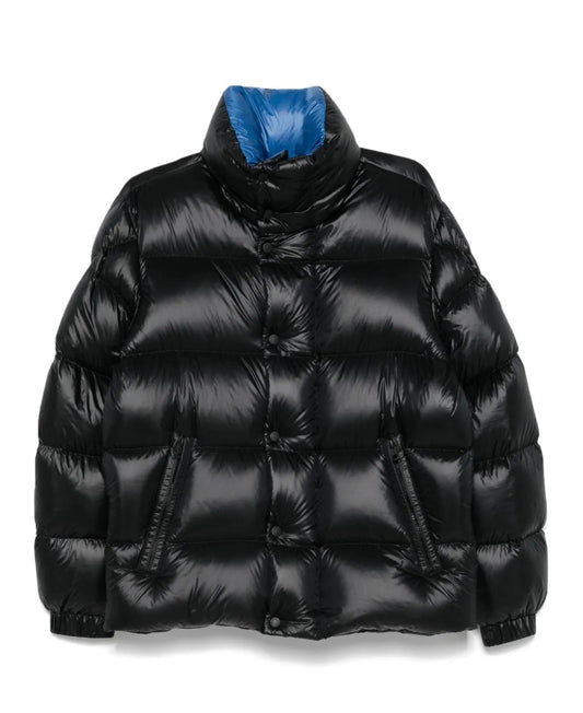 GIUBBINO MONCLER UOMO BIANCO SCRITTA NERA