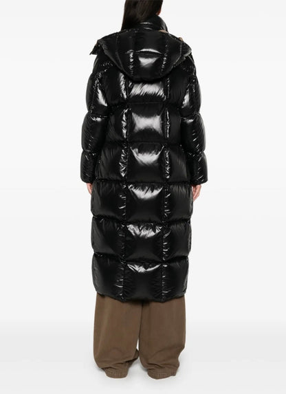 GUBBINO MONCLER DONNA LUNGO NERO/BEIGE