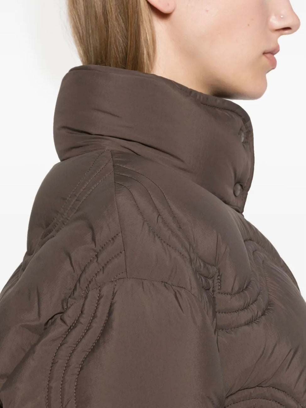 GUBBINO MONCLER DONNA MARRONE