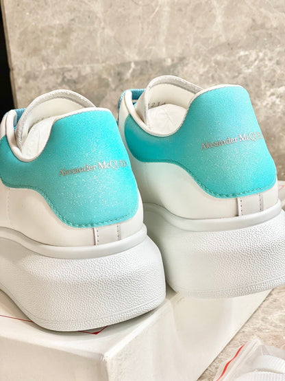 ALEXANDER MCQUEEN BIANCHE E TURCHESE