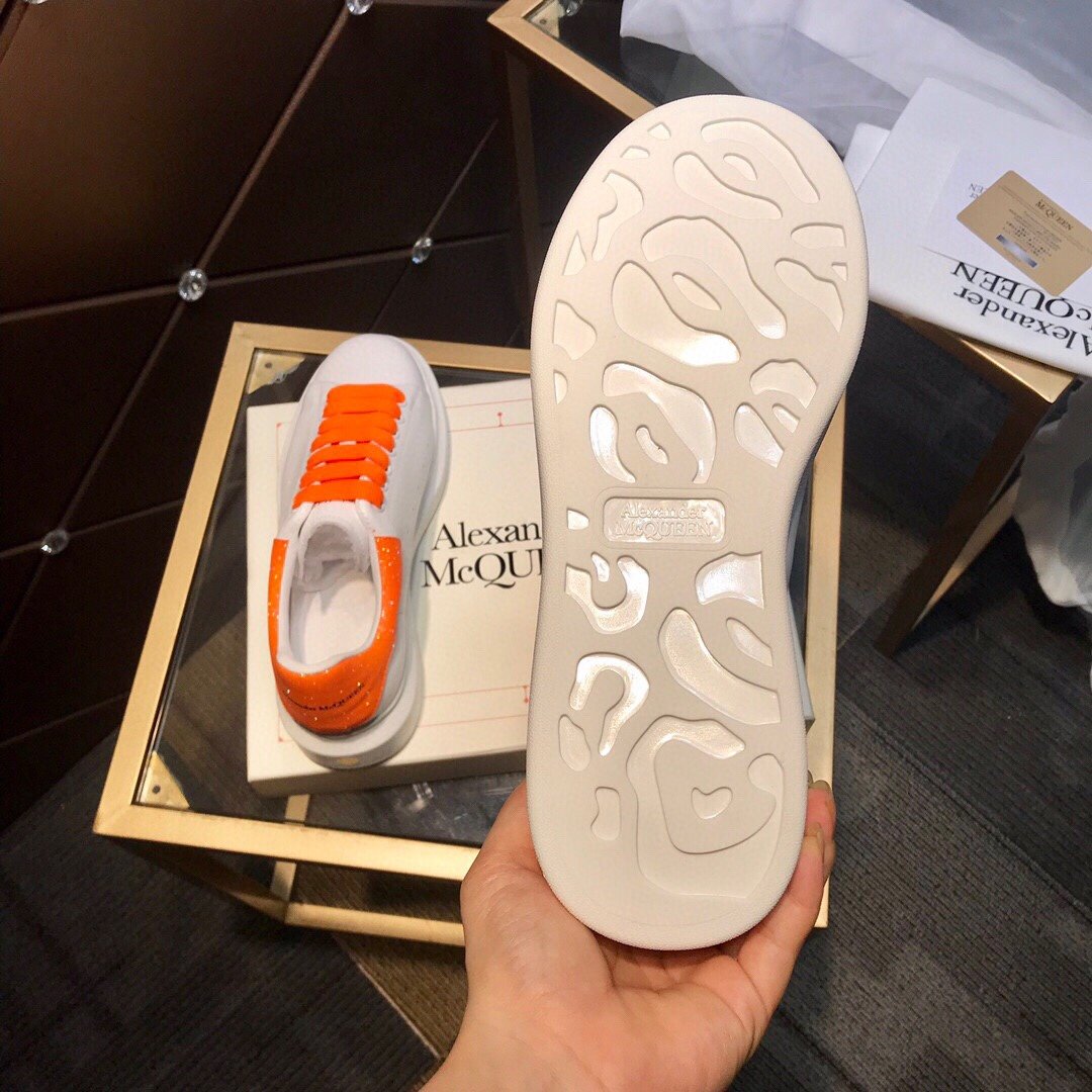 ALEXANDER MCQUEEN BIANCHE E ARANCIO